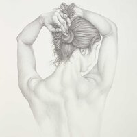 Étude 2, 2011, crayon sur papier, 60x75