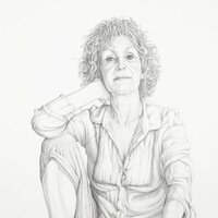 Portrait d'Annette Mivière, 2007, crayon sur papier, 101x123