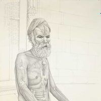 Mahavadag guru, 2008, crayon sur papier, 83x113