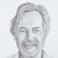 Portrait de Jean-Michel Pedelucq, architecte, crayon sur papier, 50x65cm, 2011